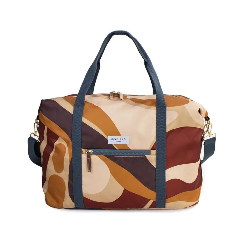 Kind Bag Weekend Duffel Holdall - Abstract Caramel - Love Luggage