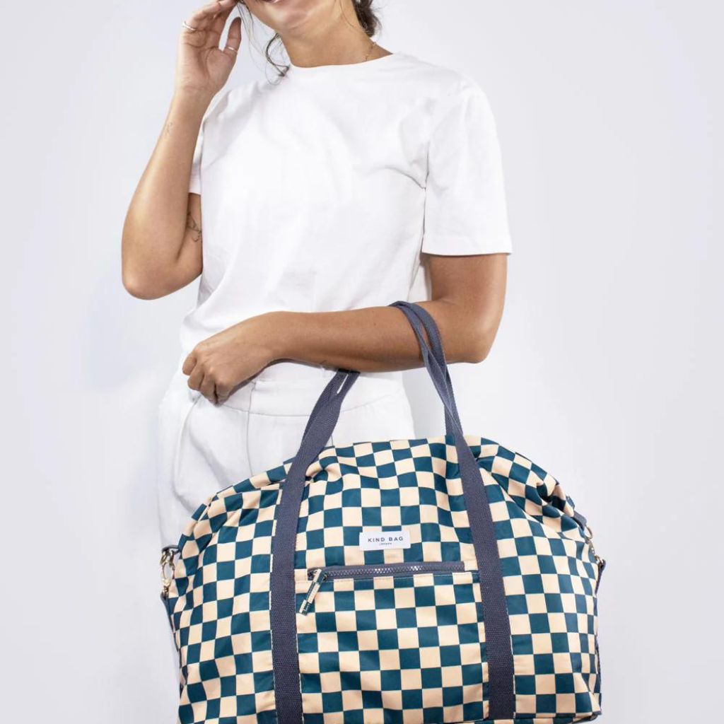 Kind Bag Weekend Duffel Holdall - Checkerboard - Love Luggage
