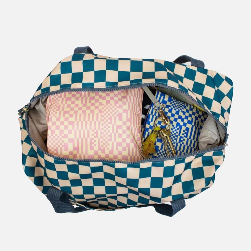 Kind Bag Weekend Duffel Holdall - Checkerboard - Love Luggage
