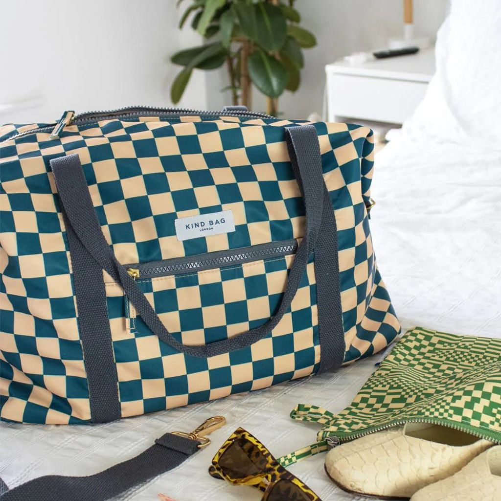 Kind Bag Weekend Duffel Holdall - Checkerboard - Love Luggage