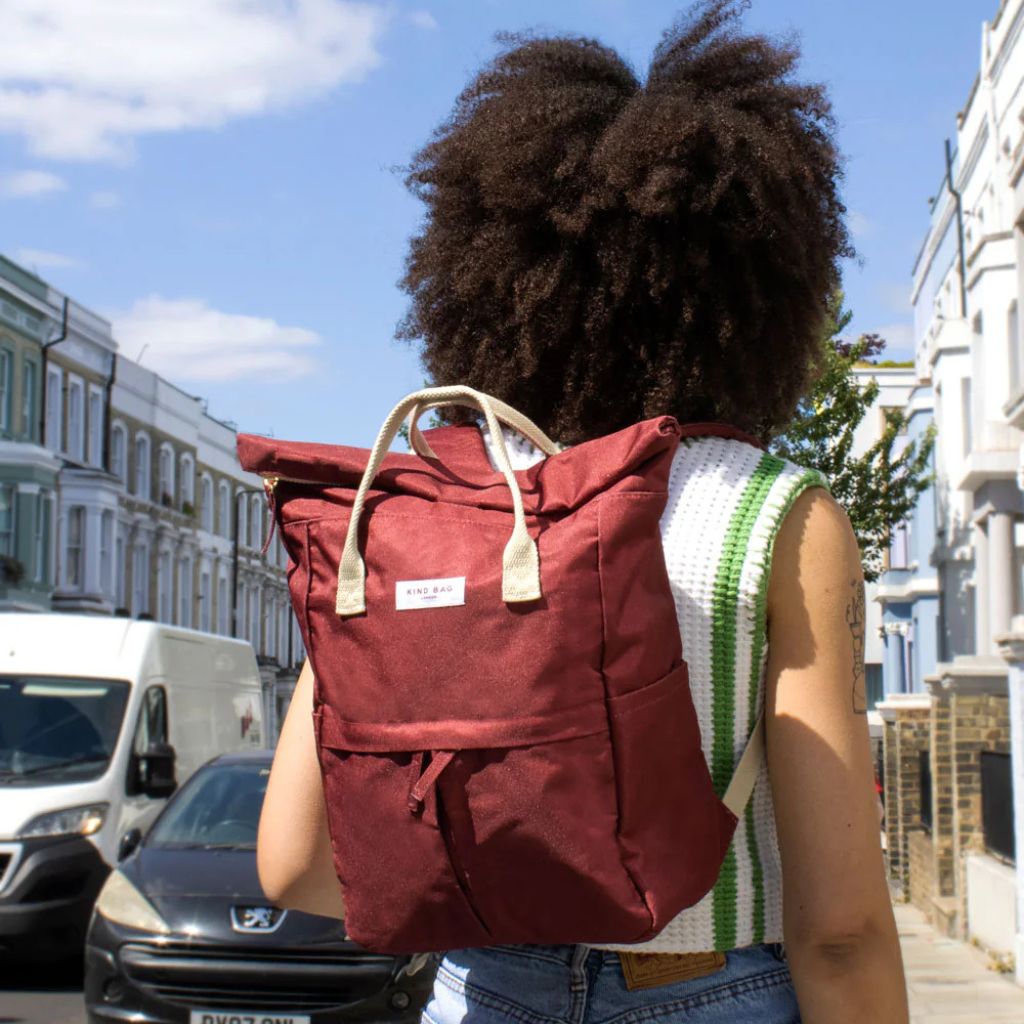 Kind Bags Hackney 2.0 13" Medium Backpack - Burgundy - Love Luggage