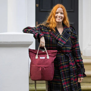 Kind Bags Hackney 2.0 13" Medium Backpack - Burgundy - Love Luggage