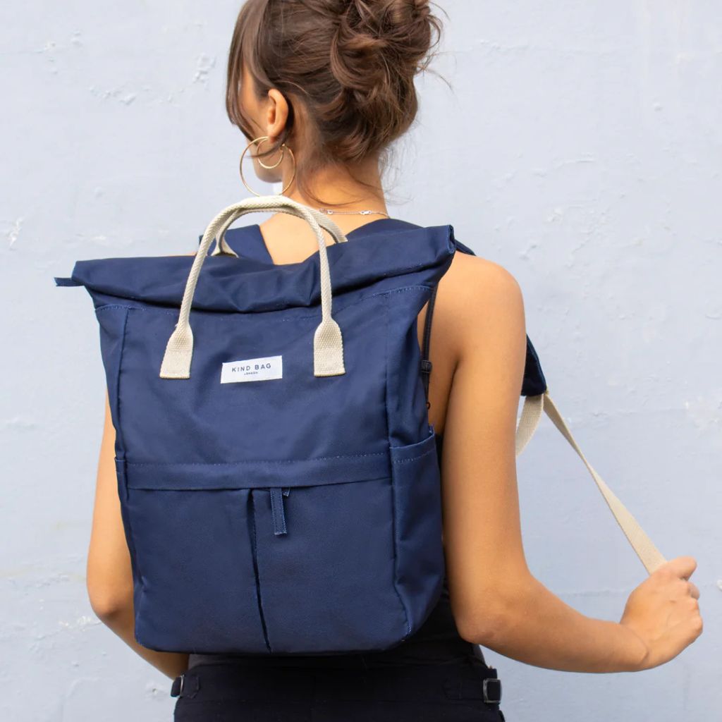Kind Bags Hackney 2.0 13 Medium Backpack - Navy - Love Luggage