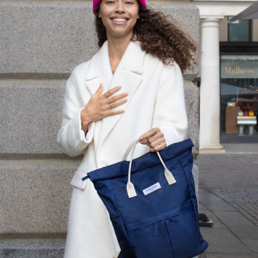 Kind Bags Hackney 2.0 13 Medium Backpack - Navy - Love Luggage
