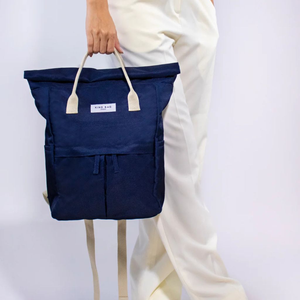 Kind Bags Hackney 2.0 13 Medium Backpack - Navy - Love Luggage