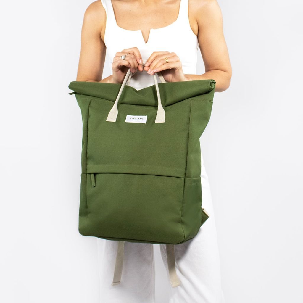 Kind Bags Hackney 2.0 16" Large Backpack - Khaki - Love Luggage