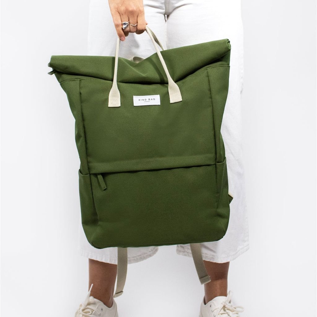 Kind Bags Hackney 2.0 16" Large Backpack - Khaki - Love Luggage