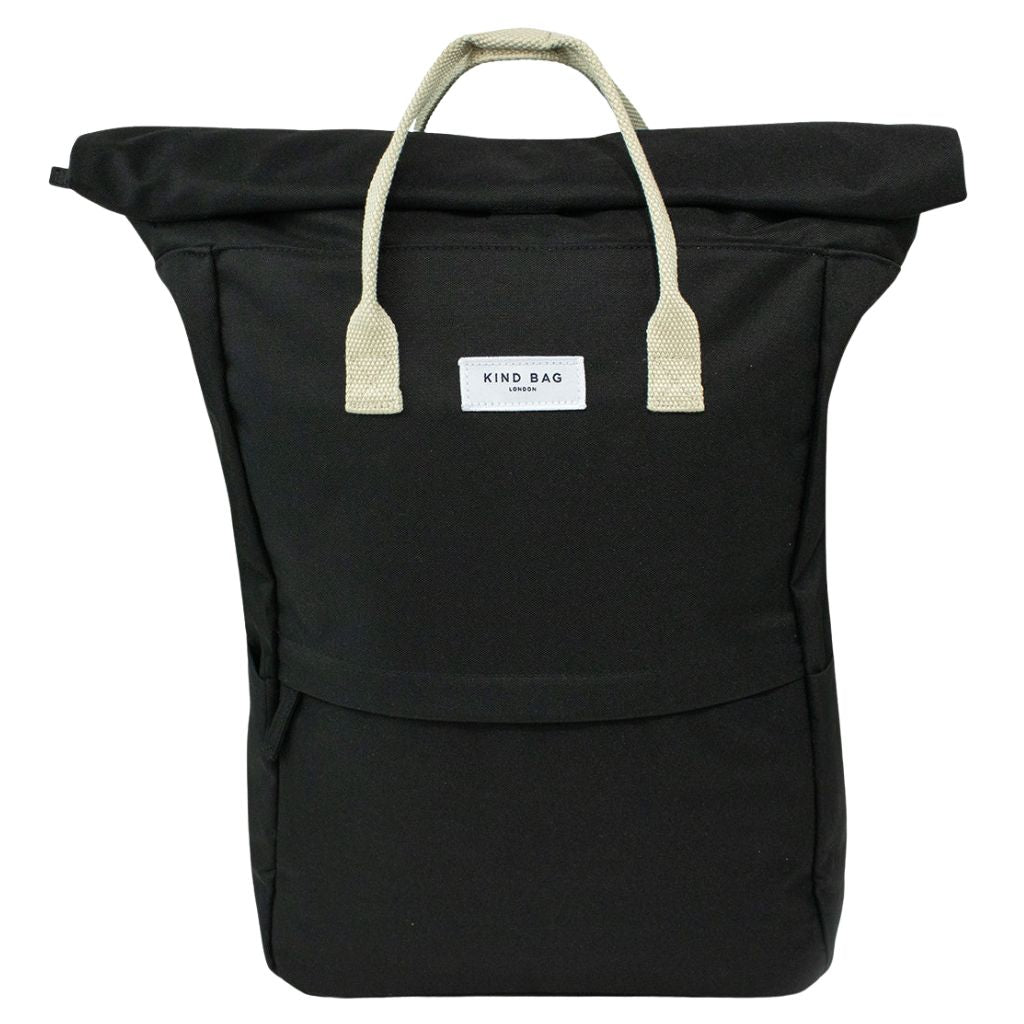 Kind Bags Hackney 2.0 16" Large Backpack - Pebble Black - Love Luggage