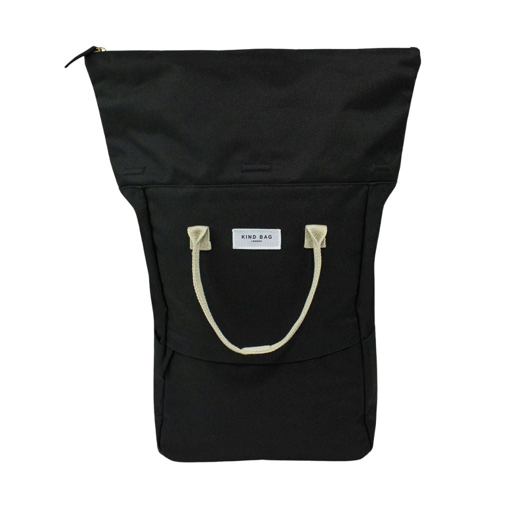 Kind Bags Hackney 2.0 16" Large Backpack - Pebble Black - Love Luggage