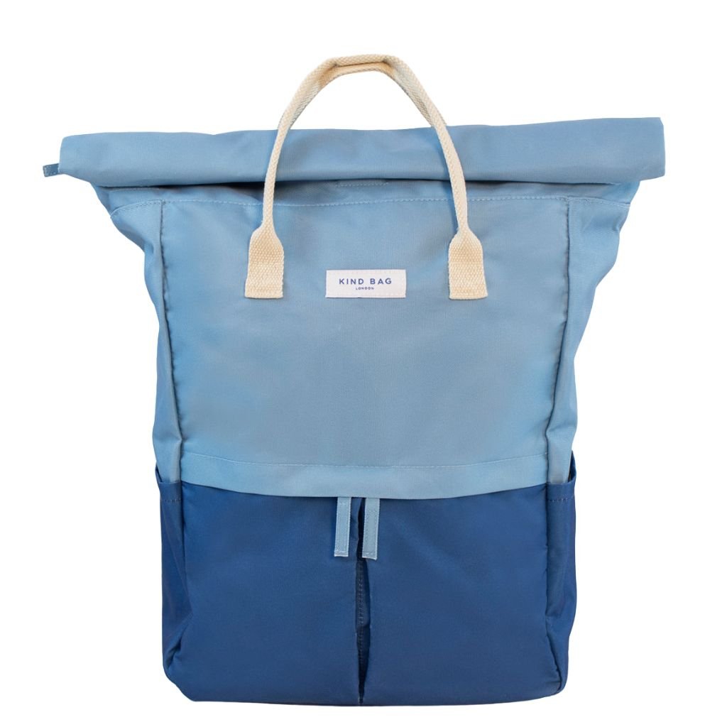 Kind Bags Hackney 2.0 16" Large Backpack - Power Blue & Navy - Love Luggage