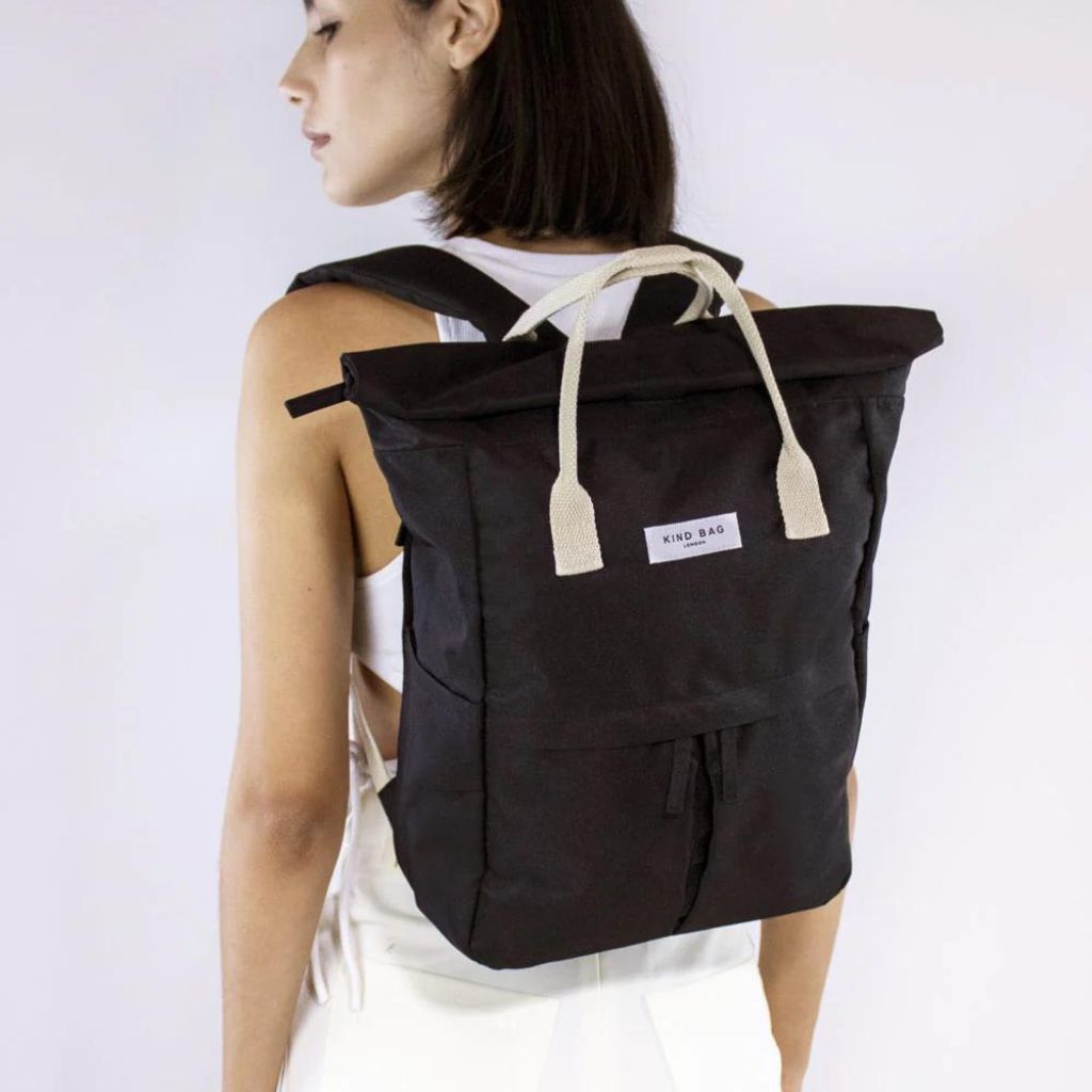Kind Bags Hackney Medium Backpack - Black - Love Luggage