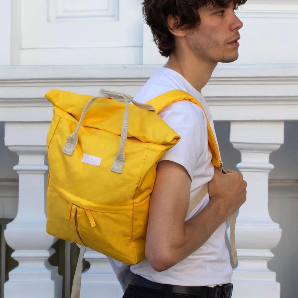 Kind Bags Hackney Medium Backpack - Yellow - Love Luggage