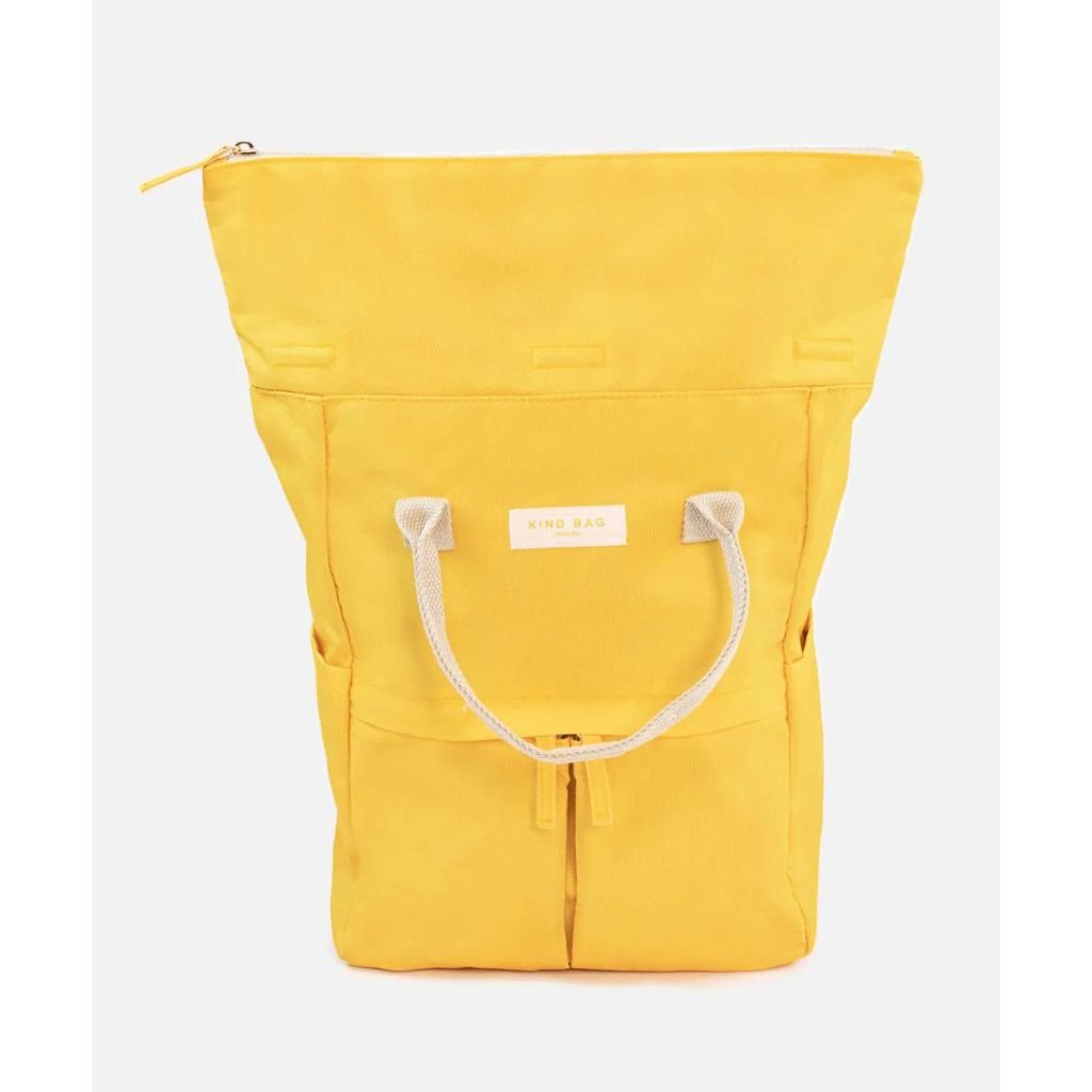 Kind Bags Hackney Medium Backpack - Yellow - Love Luggage