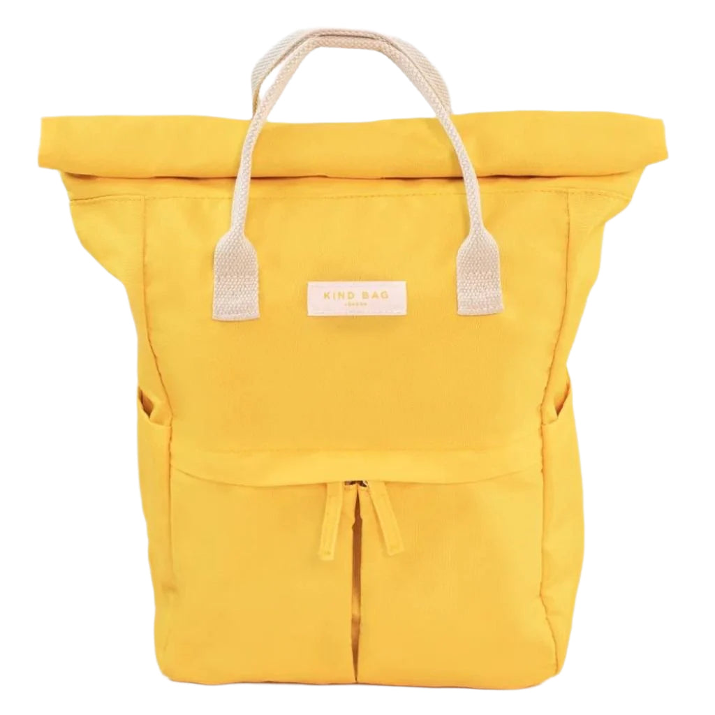 Kind Bags Hackney Medium Backpack - Yellow - Love Luggage