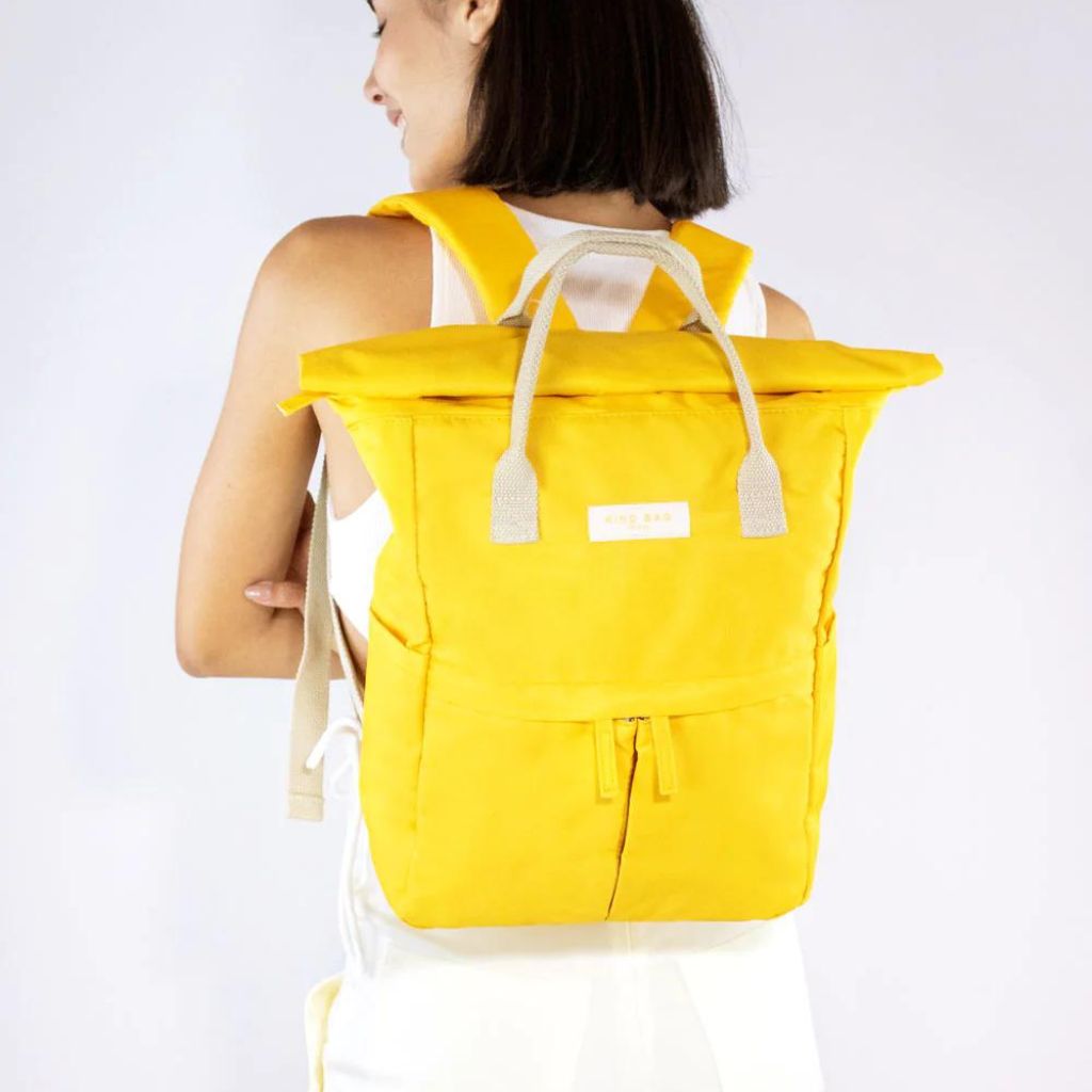 Kind Bags Hackney Medium Backpack - Yellow - Love Luggage