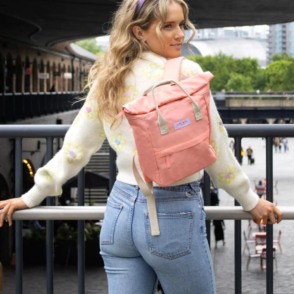 Kind Bags Hackney Mini Backpack - Peach - Love Luggage