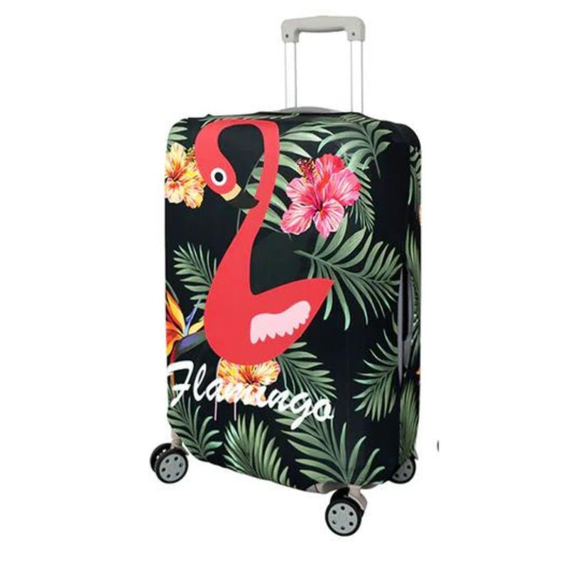 Luggage Cover - Fits Medium Spinners 60cm to 70cm - Flamingo - Love Luggage