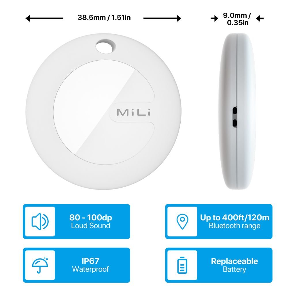 MiTag - Luggage Tracker - Works With "Find My " - Love Luggage