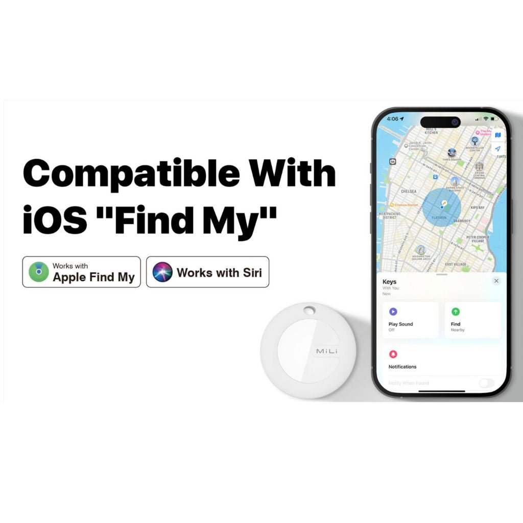 MiTag - Luggage Tracker - Works With "Find My " 3 Pack - Love Luggage