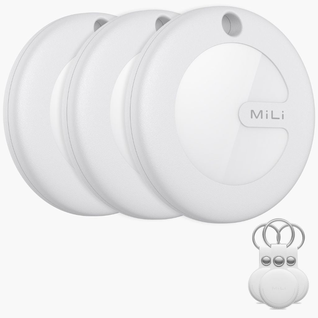 MiTag - Luggage Tracker - Works With "Find My " 3 Pack - Love Luggage