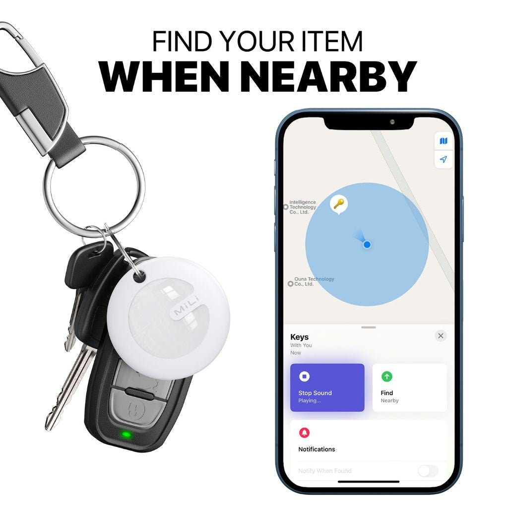 MiTag - Luggage Tracker - Works With "Find My " - Love Luggage