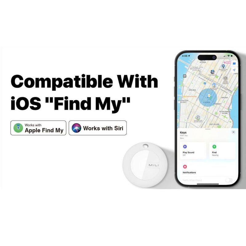 MiTag - Luggage Tracker - Works With "Find My - 5 Pack - Love Luggage
