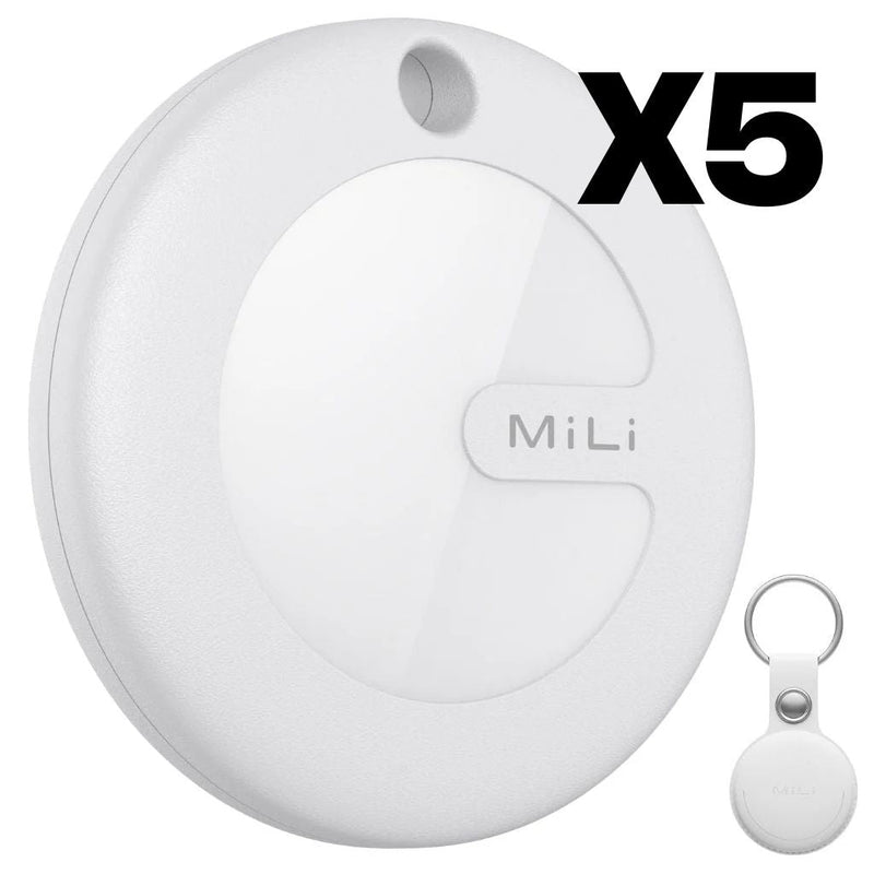 MiTag - Luggage Tracker - Works With "Find My - 5 Pack - Love Luggage
