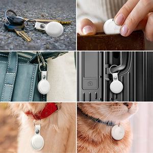 MiTag - Luggage Tracker - Works With "Find My - 5 Pack - Love Luggage