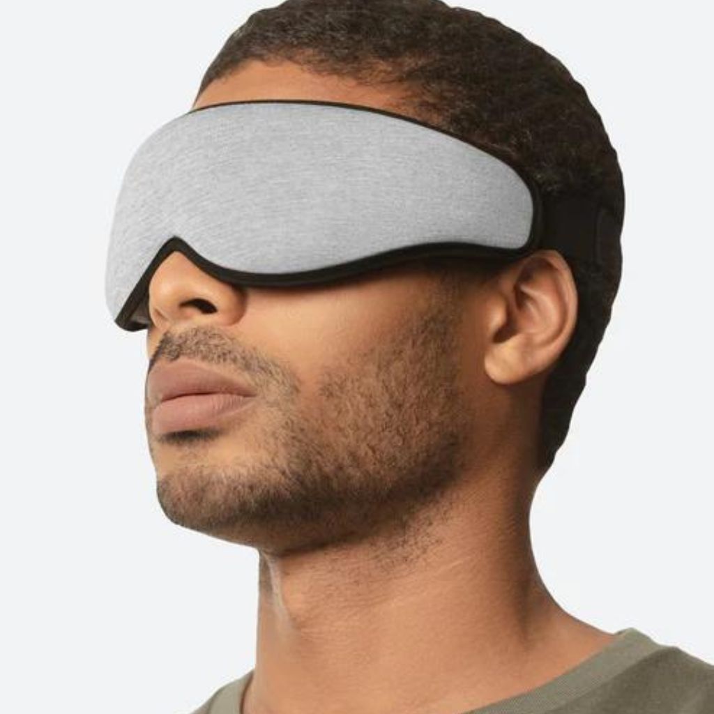 OstrichPillow Eye Mask - Total Darkness - Midnight Grey - Love Luggage