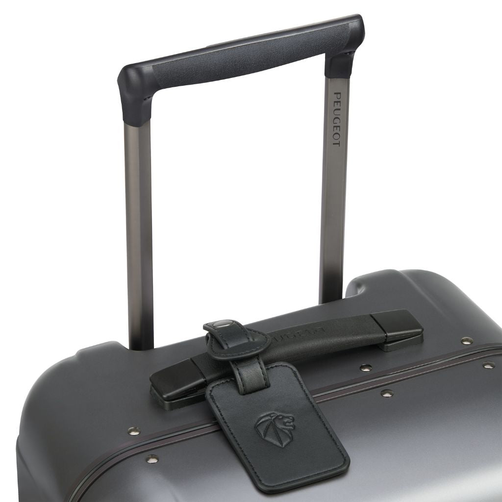 Peugeot Voyages 55cm Zipperless Carry On Luggage - Anthracite - Love Luggage