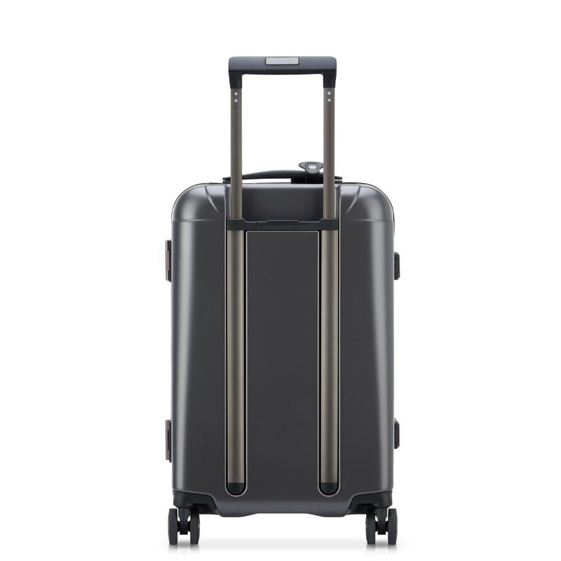 Peugeot Voyages 55cm Zipperless Carry On Luggage - Anthracite - Love Luggage