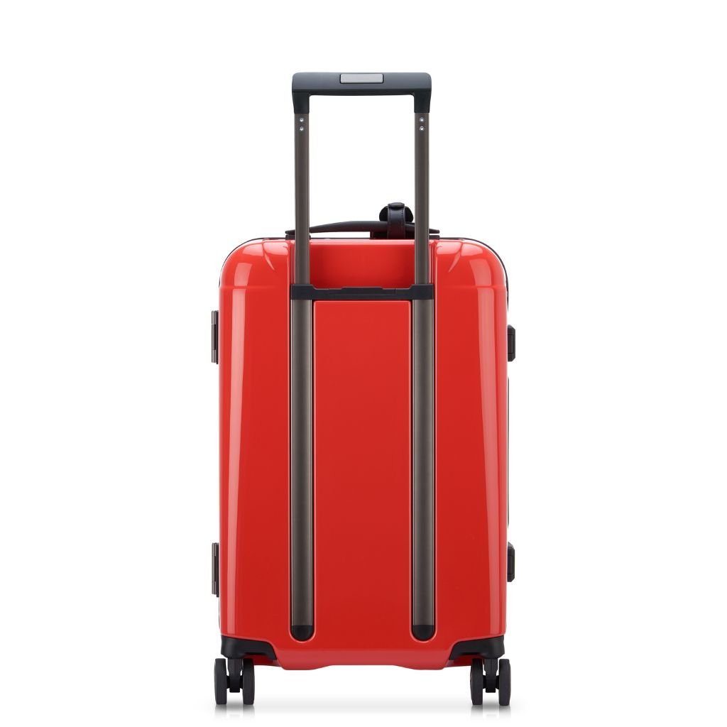 Peugeot Voyages 55cm Zipperless Carry On Luggage - Red - Love Luggage