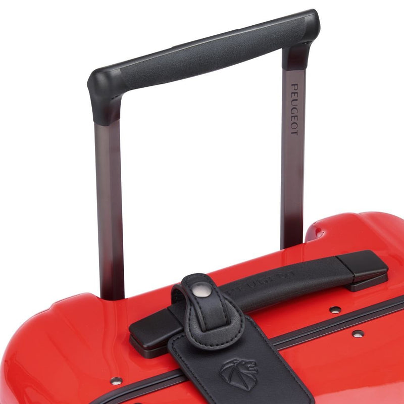 Peugeot Voyages 55cm Zipperless Carry On Luggage - Red - Love Luggage