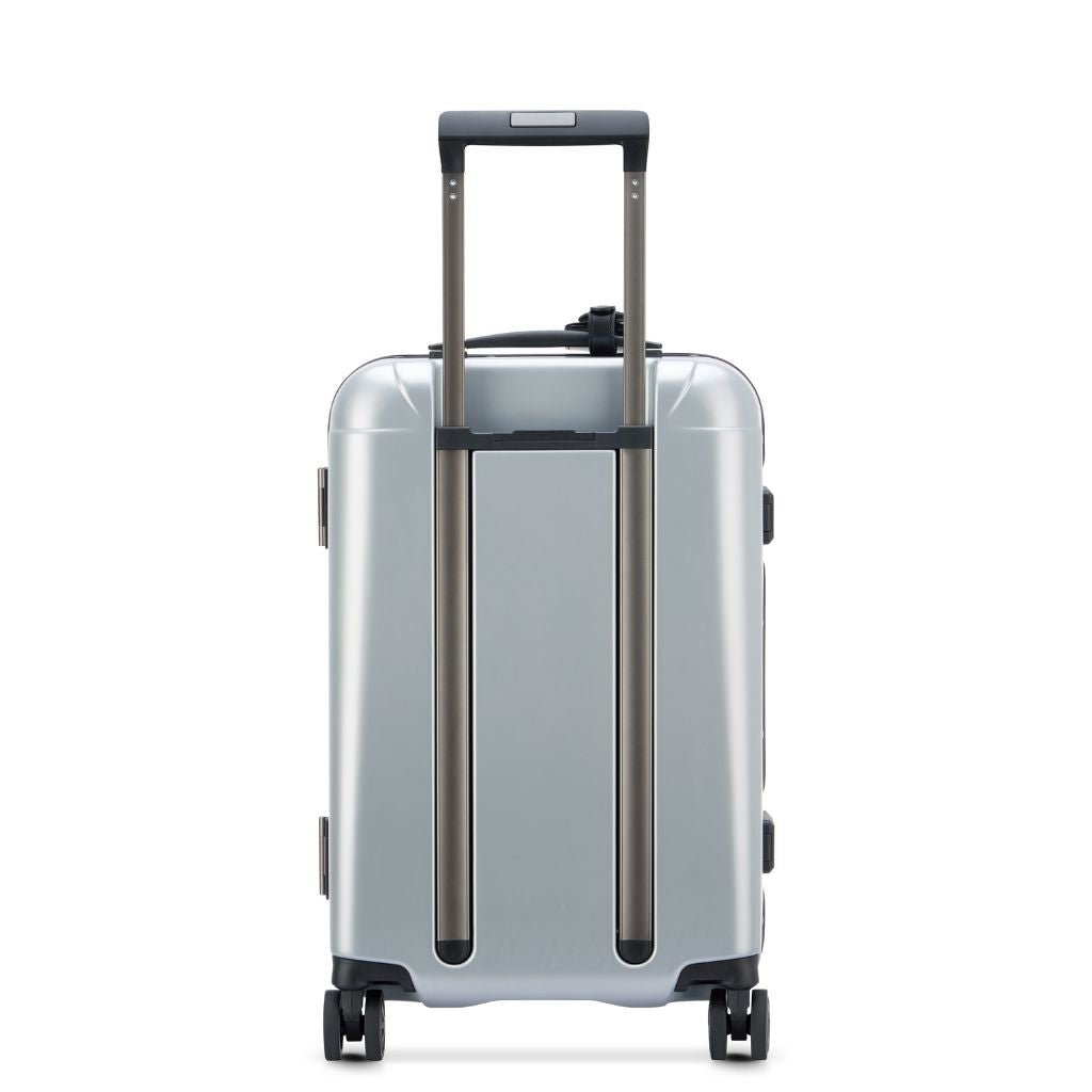 Peugeot Voyages 55cm Zipperless Carry On Luggage - Silver - Love Luggage