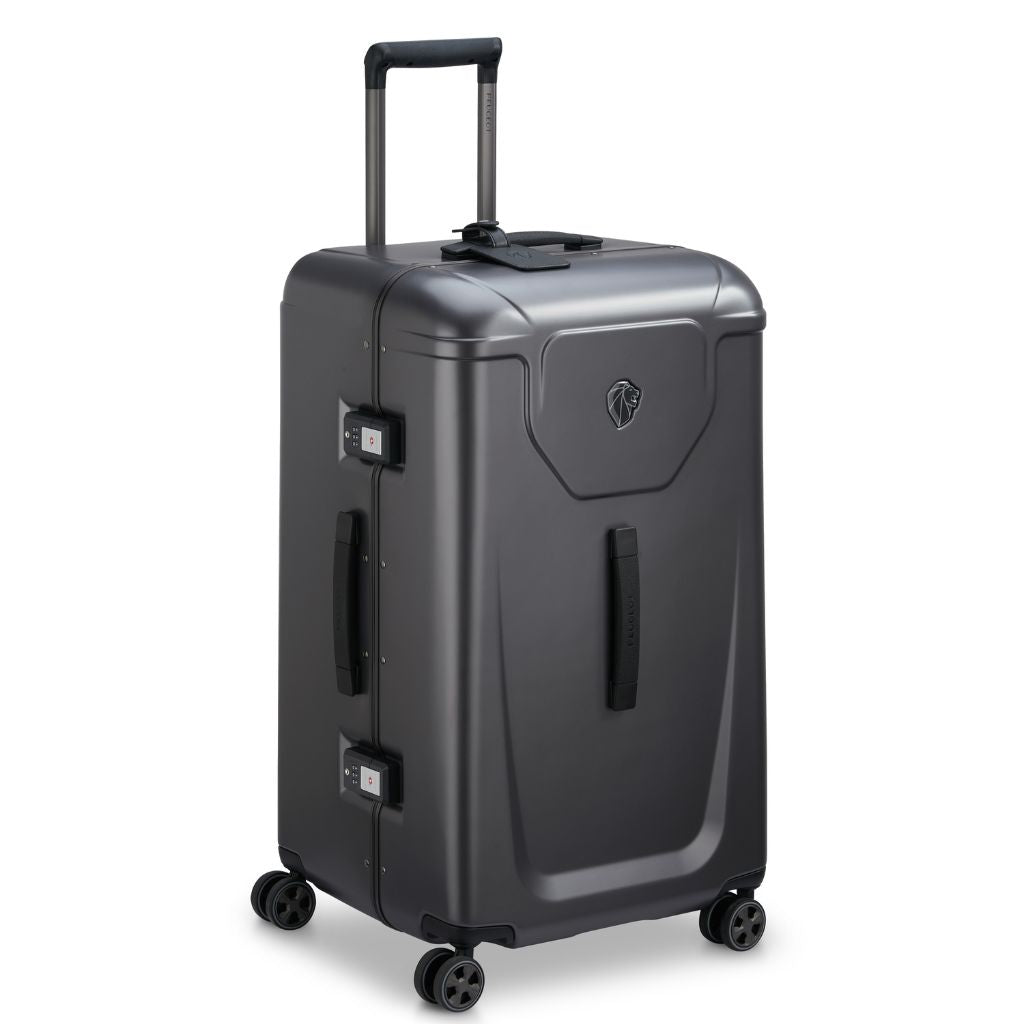 Peugeot Voyages 73cm Zipperless Trunk Luggage - Anthracite - Love Luggage