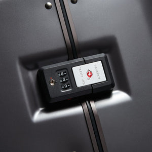 Peugeot Voyages 73cm Zipperless Trunk Luggage - Anthracite - Love Luggage
