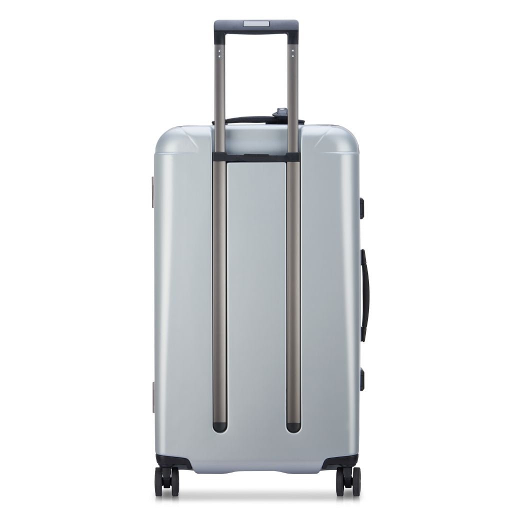 Peugeot Voyages 73cm Zipperless Trunk Luggage - Silver - Love Luggage