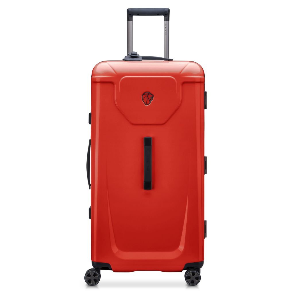 Peugeot Voyages 80cm Zipperless Trunk Luggage - Red - Love Luggage