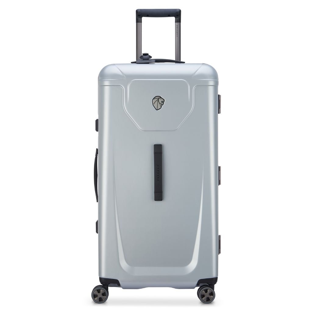Peugeot Voyages 80cm Zipperless Trunk Luggage - Silver - Love Luggage