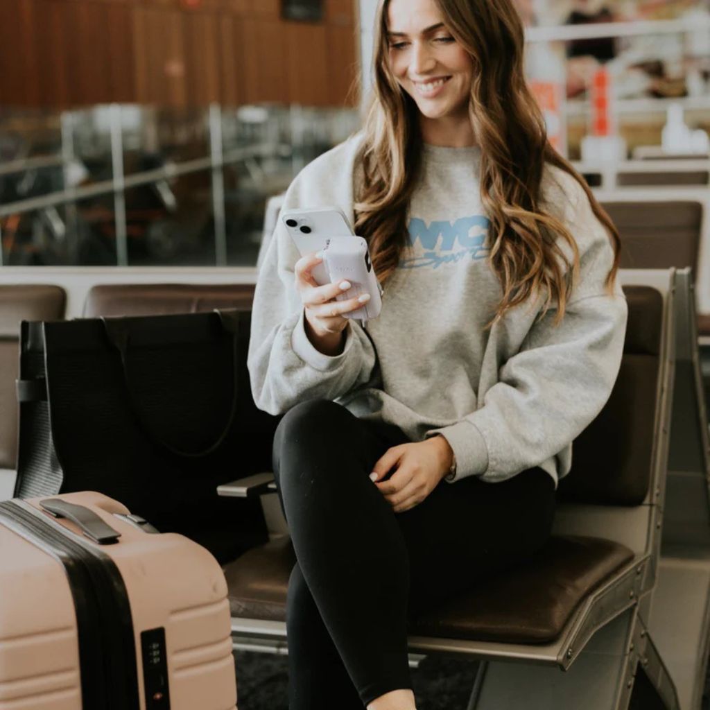 PowerPack Universal Slim - 10,000mAh Slim Travel Power Bank - Sky Blue - Love Luggage