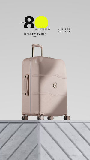 Delsey Chatelet Air Limited Edition 66cm Large Expander Luggage - Beige Rose