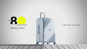 Delsey Chatelet Air Limited Edition 55cm Large Expander Luggage - Light Blue