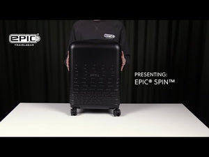 Epic Spin 55cm Carry On With 15" Laptop Sleeve - Matt Black