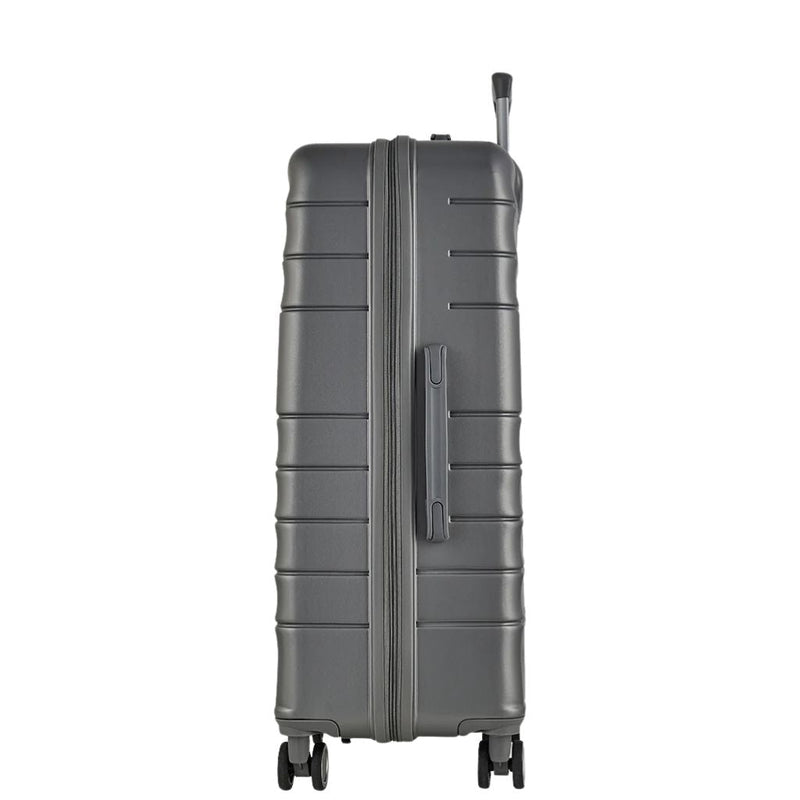 Rock Aspen 3 Piece Hardsided Suitcase Set - Charcoal - Love Luggage