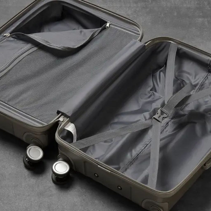 Rock Aspen 3 Piece Hardsided Suitcase Set - Charcoal - Love Luggage