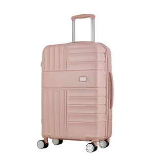 Rock Aspen 3 Piece Hardsided Suitcase Set - Pink - Love Luggage