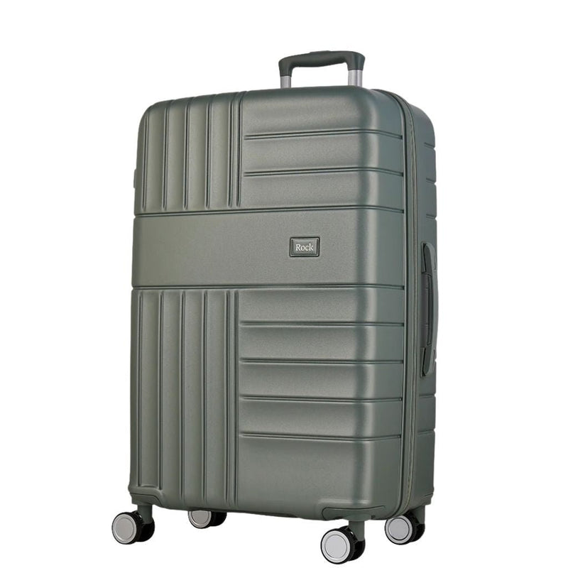 Rock Aspen 3 Piece Hardsided Suitcase Set - Sage Green - Love Luggage