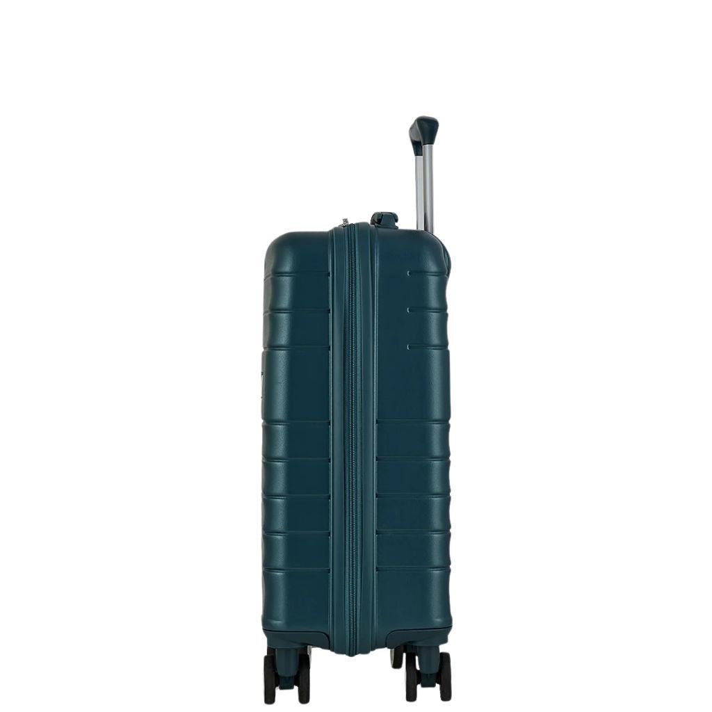 Rock Aspen Carry On Hardsided Suitcase - Blue - Love Luggage