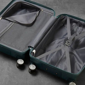Rock Aspen Carry On Hardsided Suitcase - Blue - Love Luggage