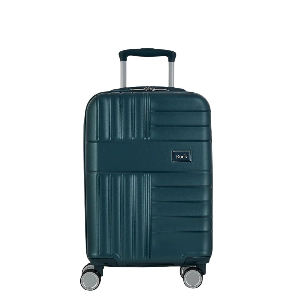 Rock Aspen Carry On Hardsided Suitcase - Blue - Love Luggage
